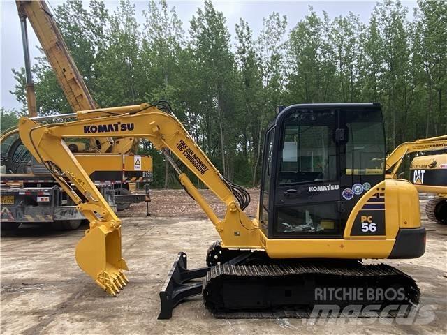 Komatsu PC56-7 Pásové rýpadlá