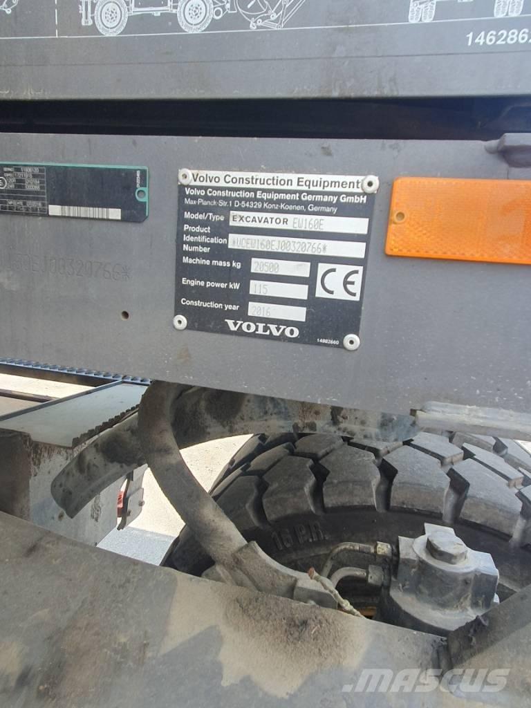 Volvo EW 160 E Kolesové rýpadlá
