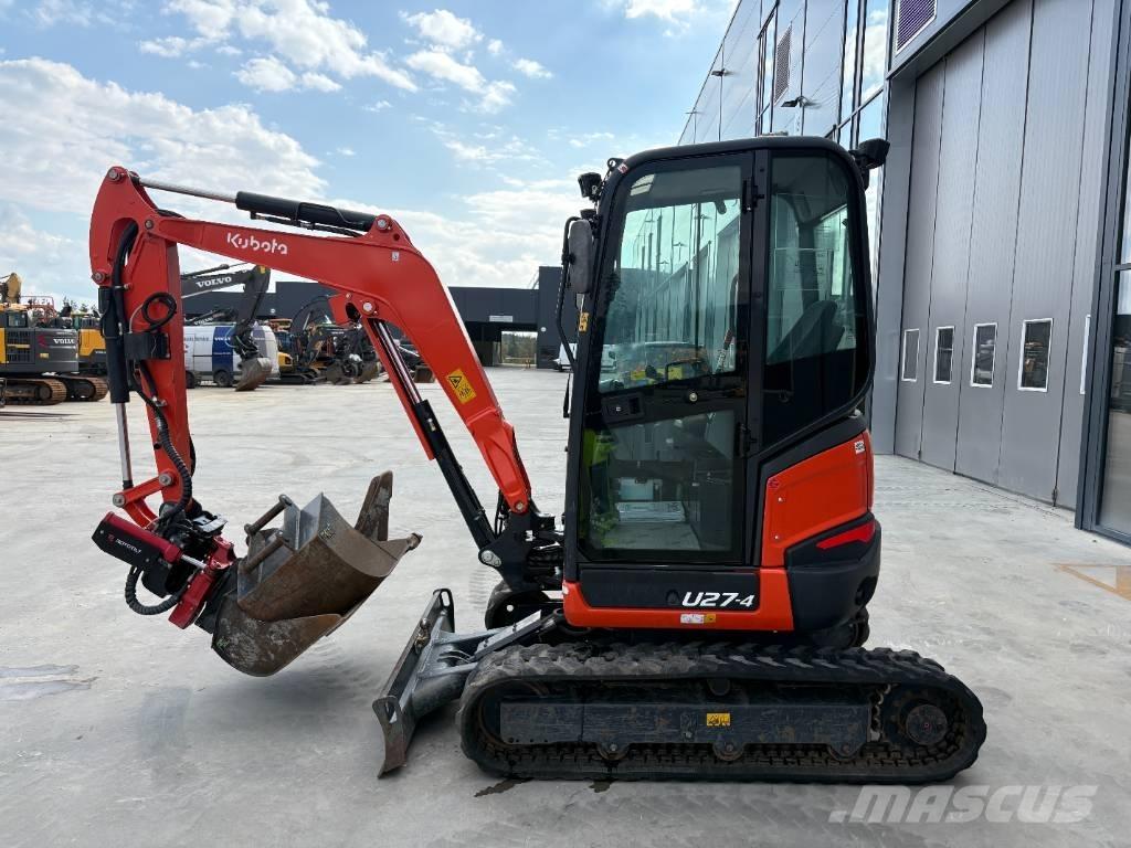 Kubota U 27-4 Mini rýpadlá < 7t