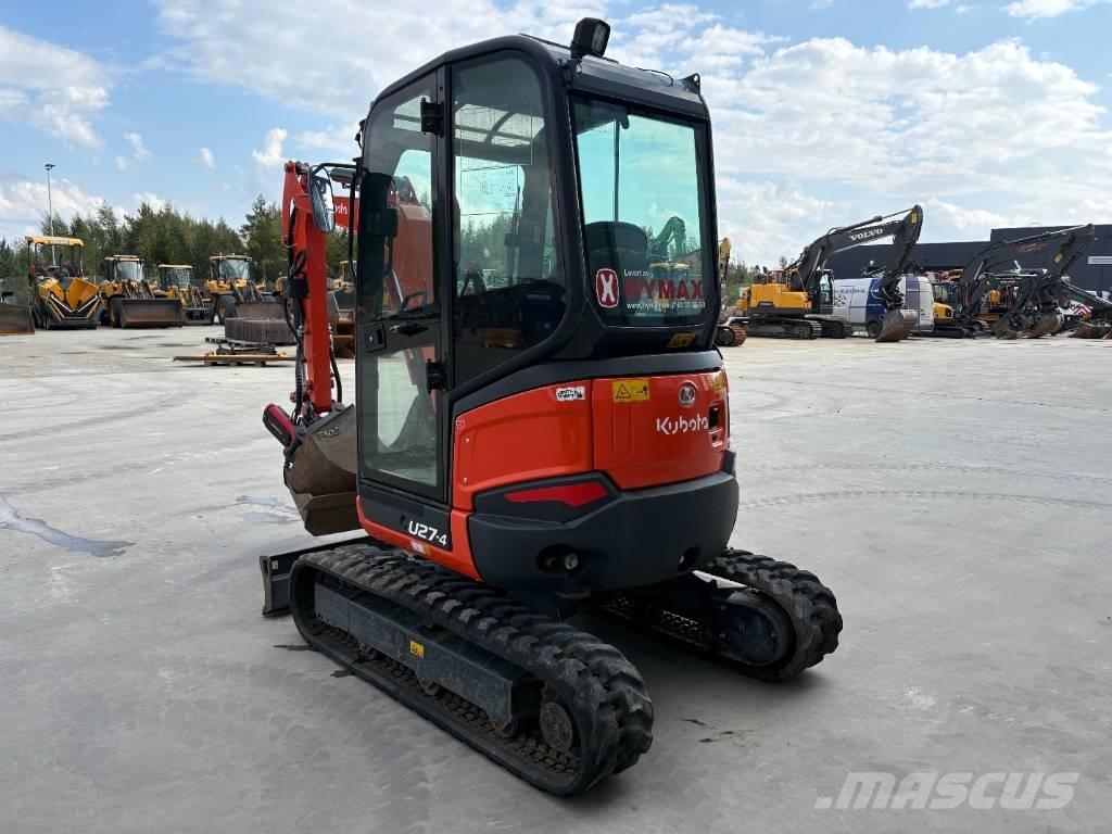 Kubota U 27-4 Mini rýpadlá < 7t