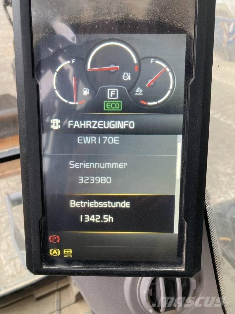 Volvo EWR 170 E Kolesové rýpadlá