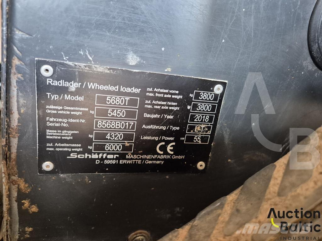 Schäffer 5680T Kolesové nakladače