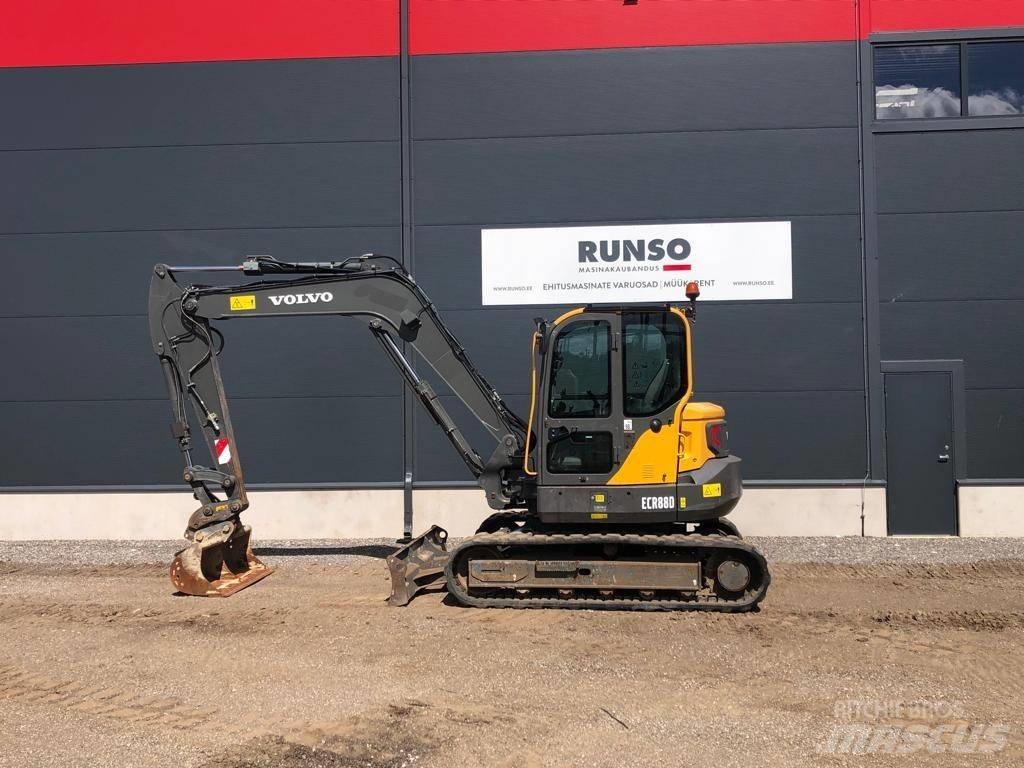 Volvo ECR 88 D Midi rýpadlá 7 t - 12 t
