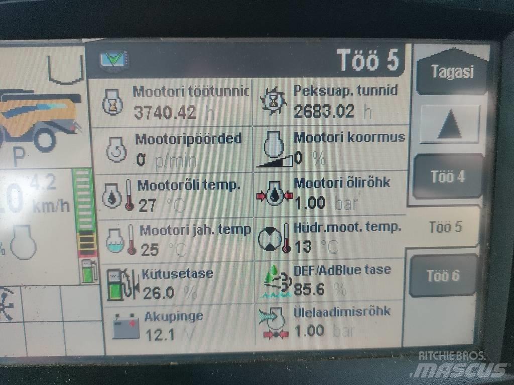 New Holland CX 6090 Kombinované zberacie stroje