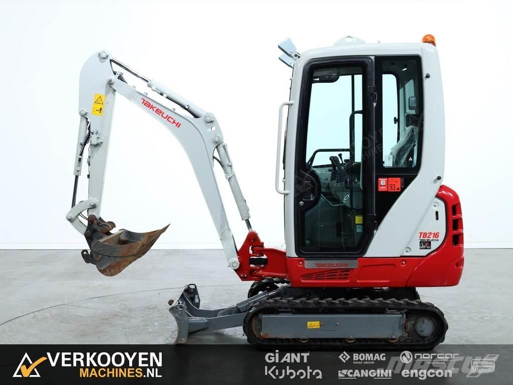 Takeuchi TB216 Mini rýpadlá < 7t
