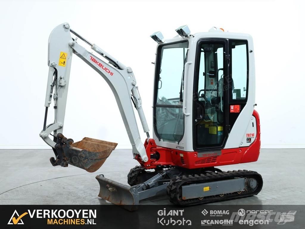 Takeuchi TB216 Mini rýpadlá < 7t