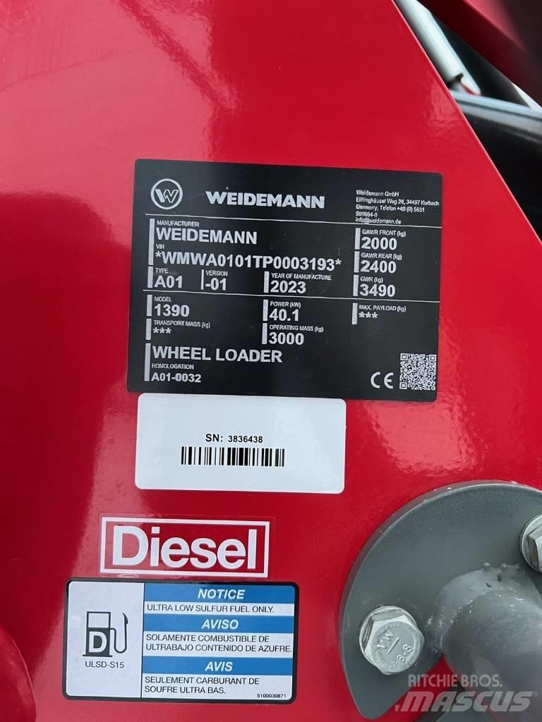 Weidemann 1390 Kolesové nakladače
