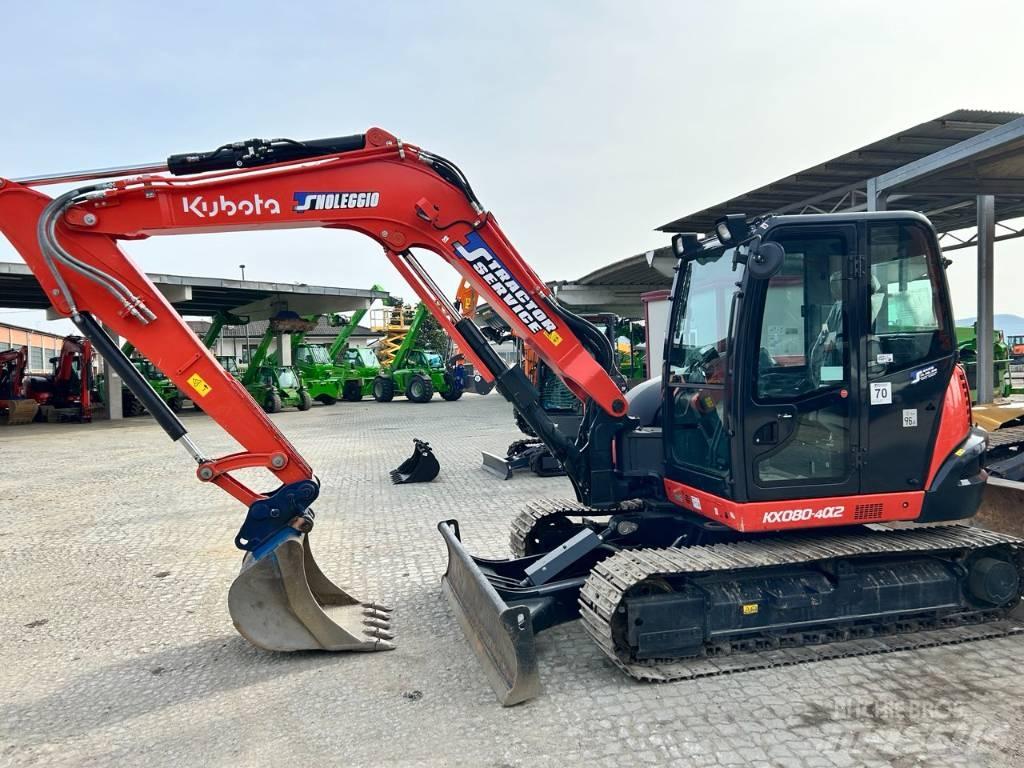Kubota KX 80-4 Midi rýpadlá 7 t - 12 t