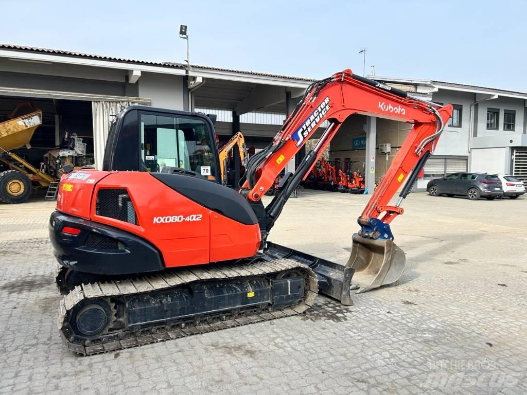 Kubota KX 80-4 Midi rýpadlá 7 t - 12 t