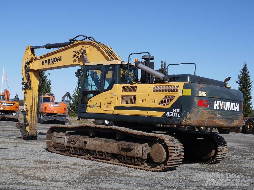Hyundai HX 430 L Pásové rýpadlá