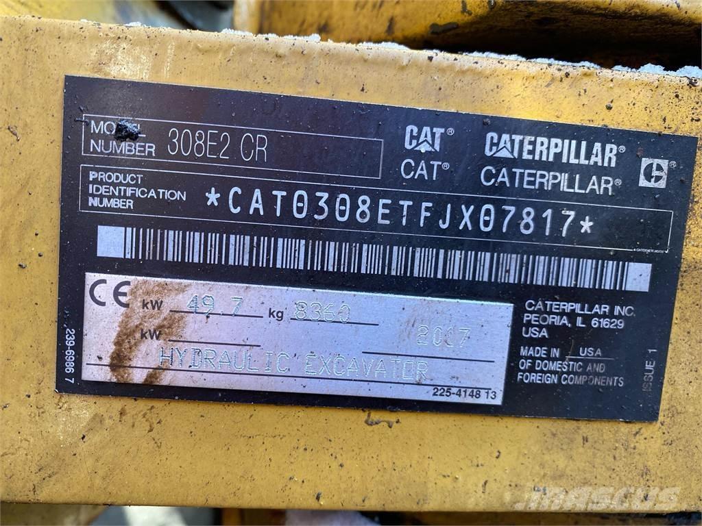 CAT 308E2CR Midi rýpadlá 7 t - 12 t