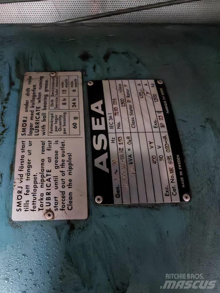 Asea 320kVA 295kW Naftové generátory