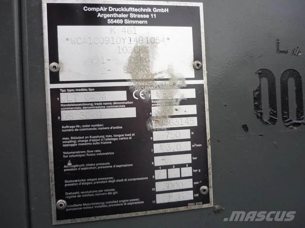 Compair DS 30G Kompresory