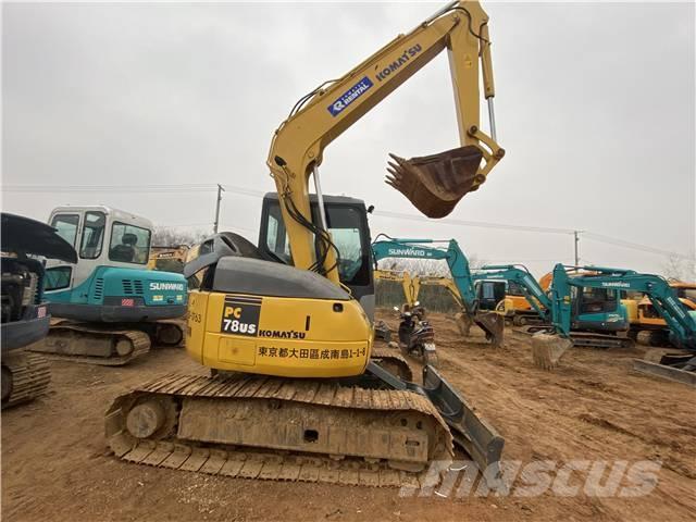 Komatsu pc78us Pásové rýpadlá