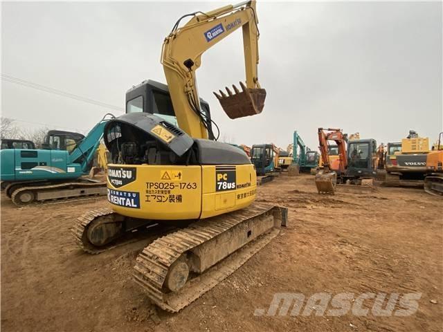 Komatsu pc78us Pásové rýpadlá
