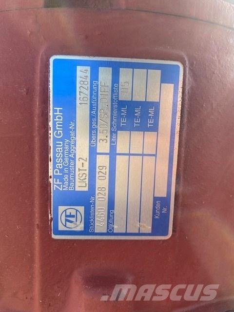 ZF MT-D 3105 Nápravy