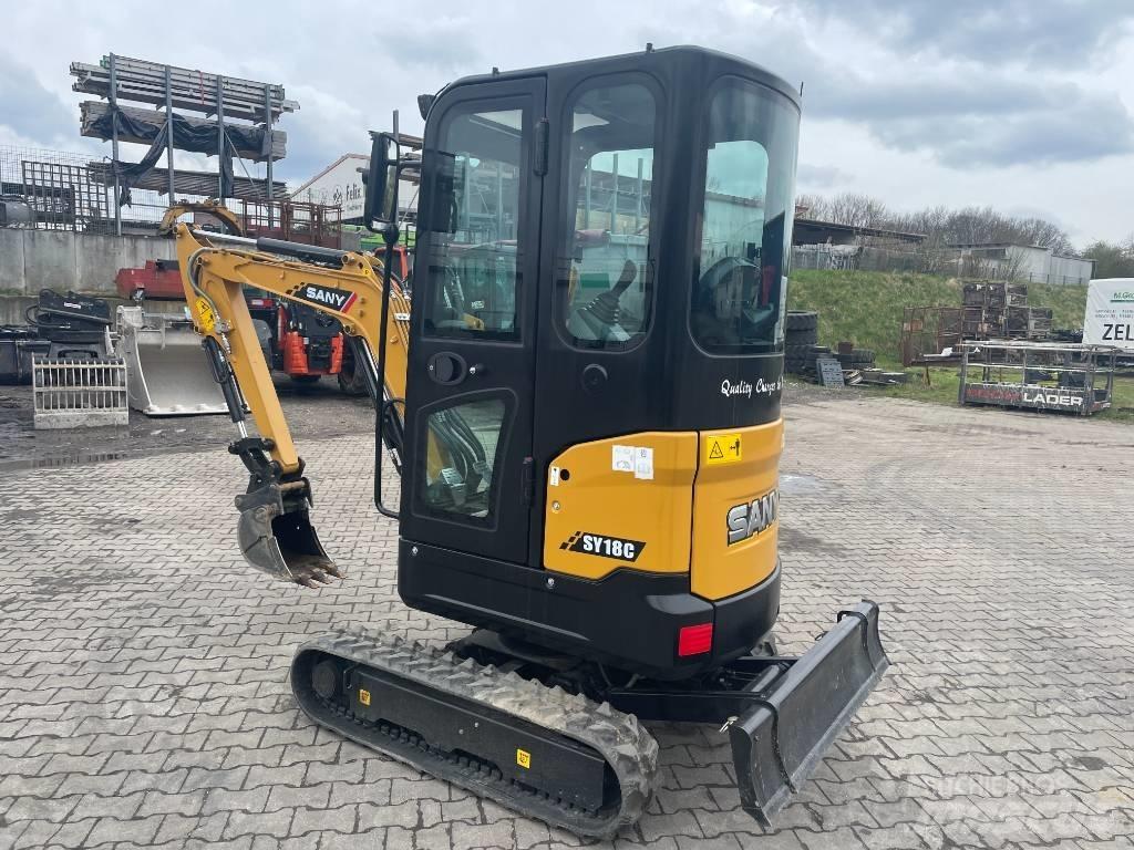 Sany SY 18 C Mini rýpadlá < 7t