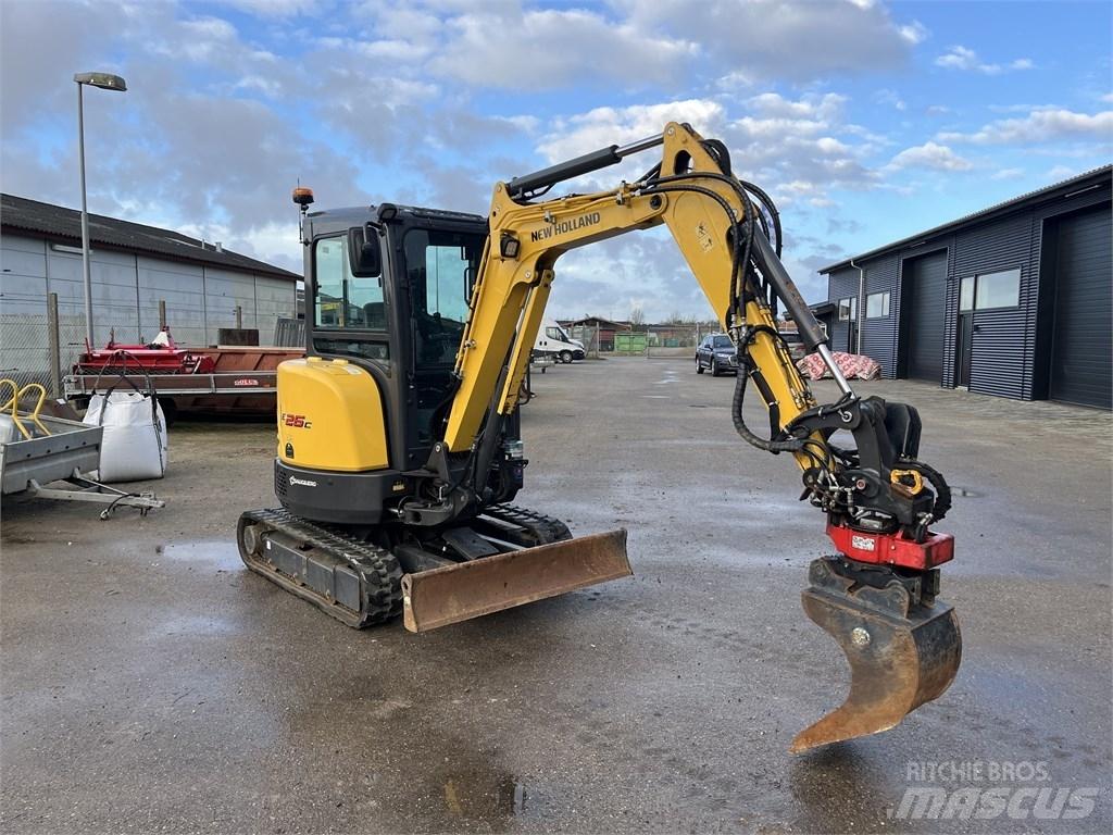 New Holland E 26 C Mini rýpadlá < 7t