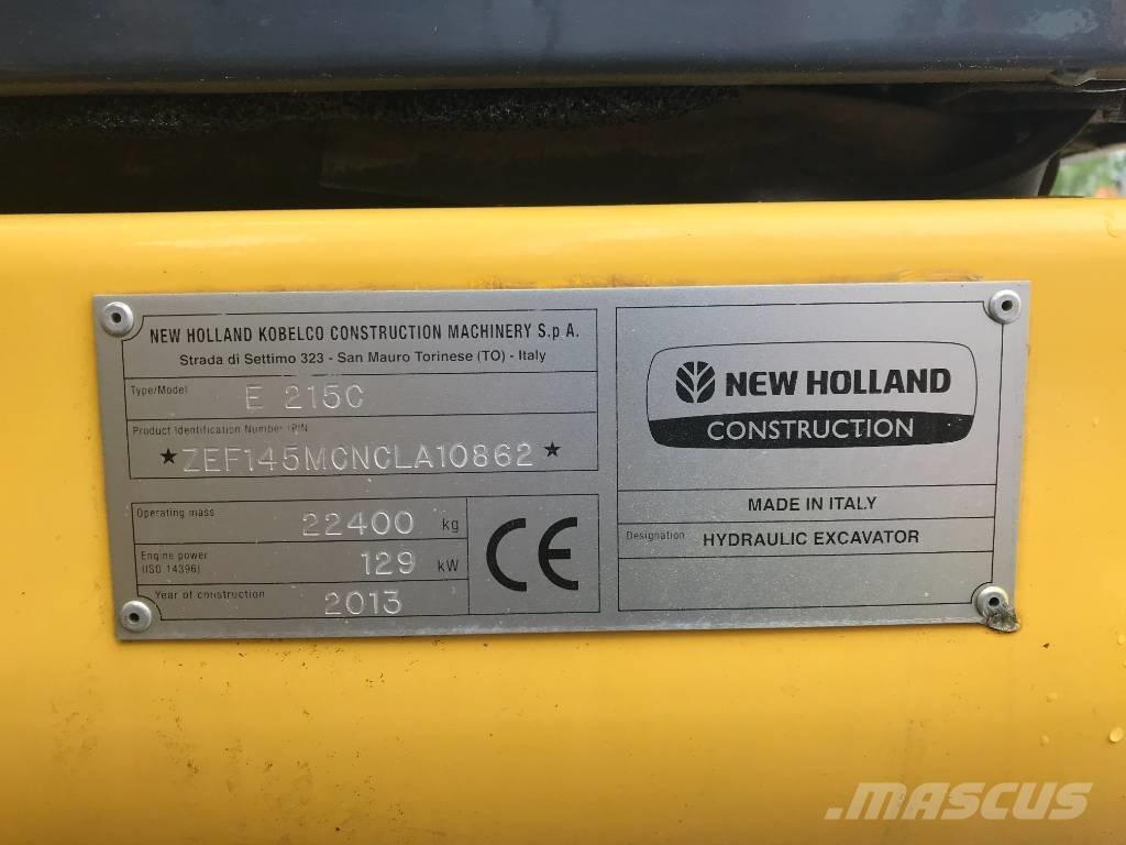 New Holland E 215 C Pásové rýpadlá