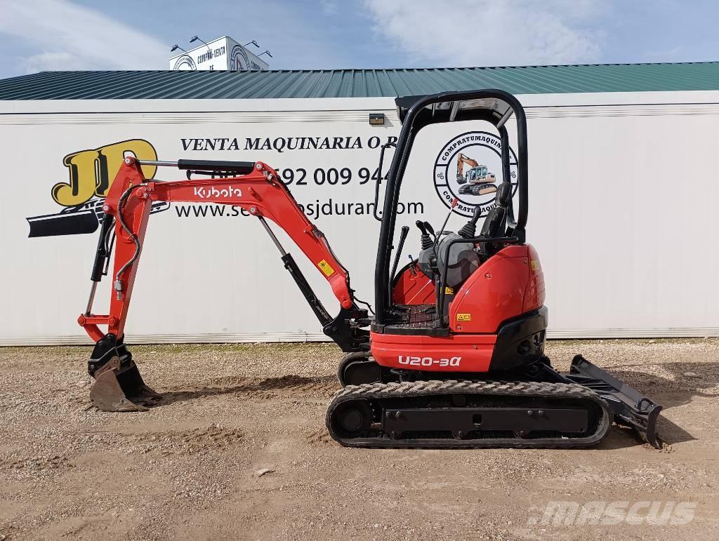 Kubota U 20-3 Mini rýpadlá < 7t