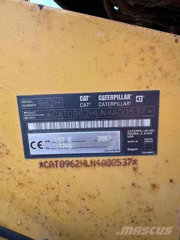 CAT 962 H Kolesové nakladače
