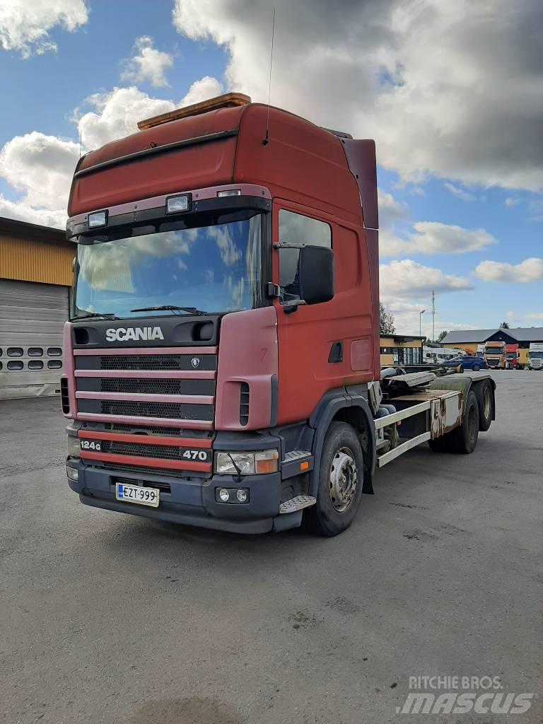 Scania R 124 Hákový nosič kontajnerov