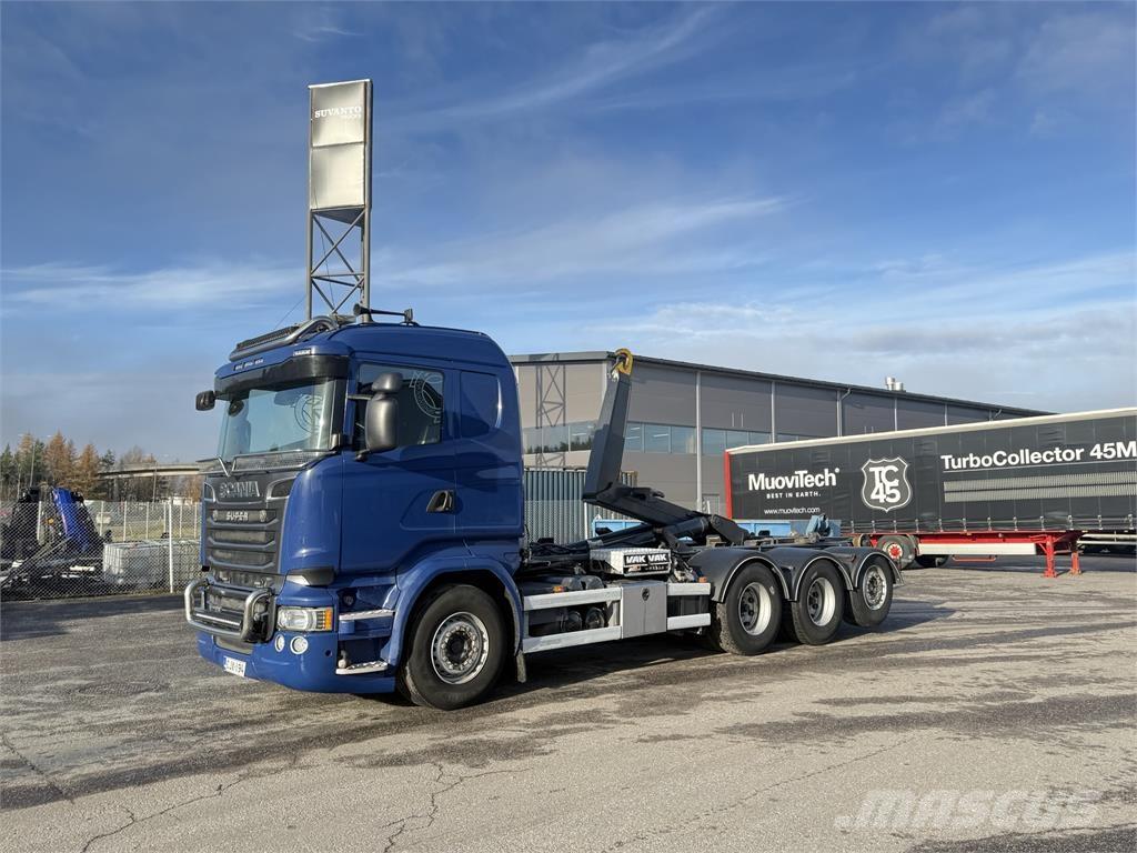 Scania R 730 8X4 Hákový nosič kontajnerov