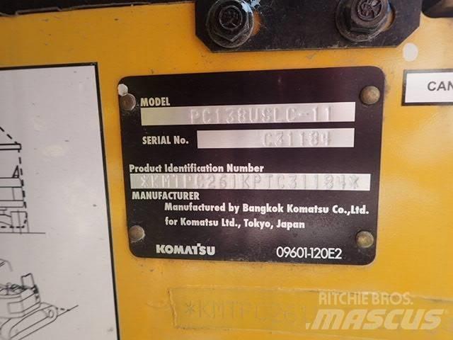 Komatsu PC138USLC-11 Pásové rýpadlá