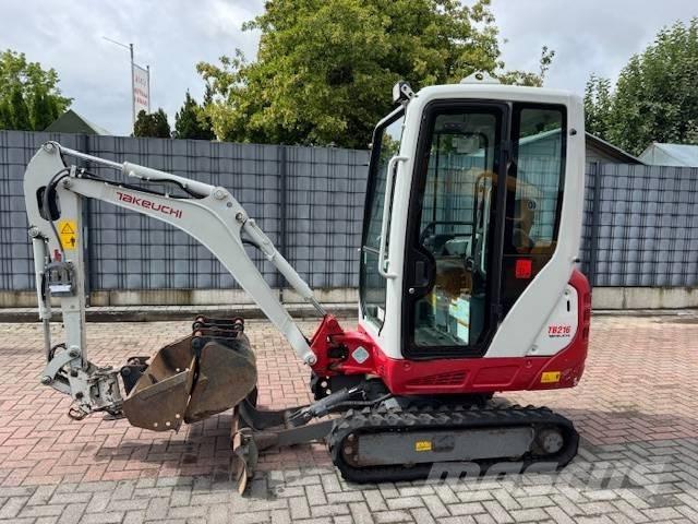 Takeuchi TB 216 Mini rýpadlá < 7t