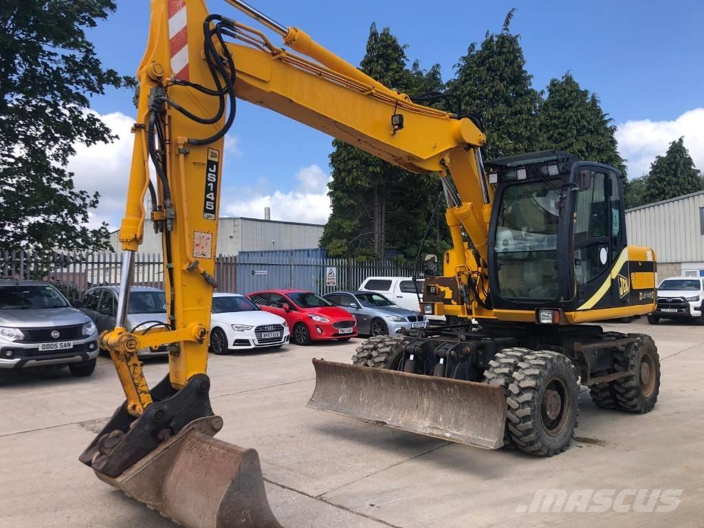 JCB JS145W Kolesové rýpadlá