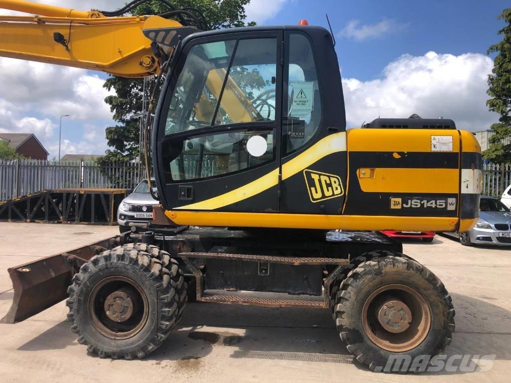 JCB JS145W Kolesové rýpadlá