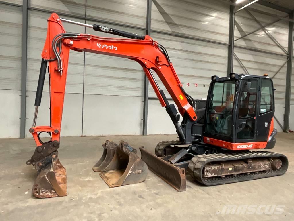 Kubota KX 080-4 A Midi rýpadlá 7 t - 12 t