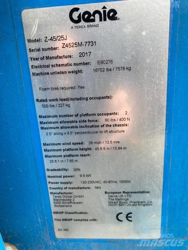 Genie Z 45/25 J BI Kĺbové plošiny