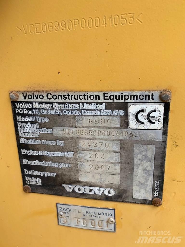 Volvo G990 Grejdery