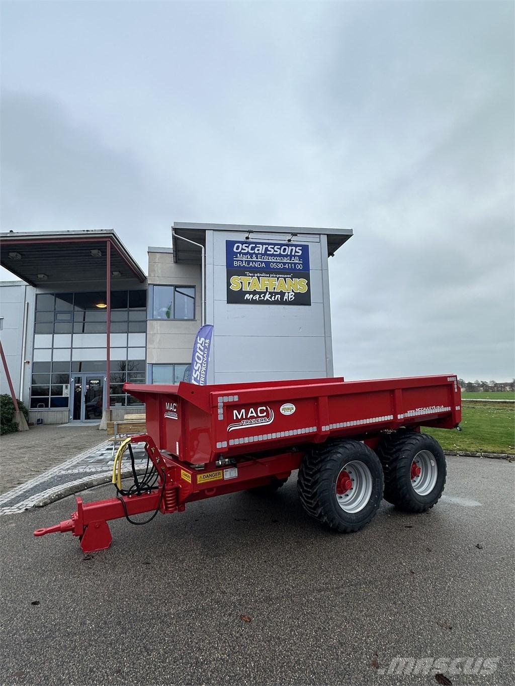 MAC GP12 Vyklápacie prívesy