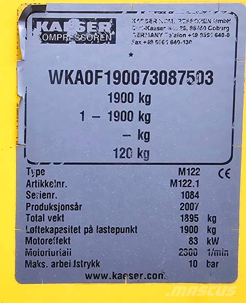 Kaeser M 122 Kompresory