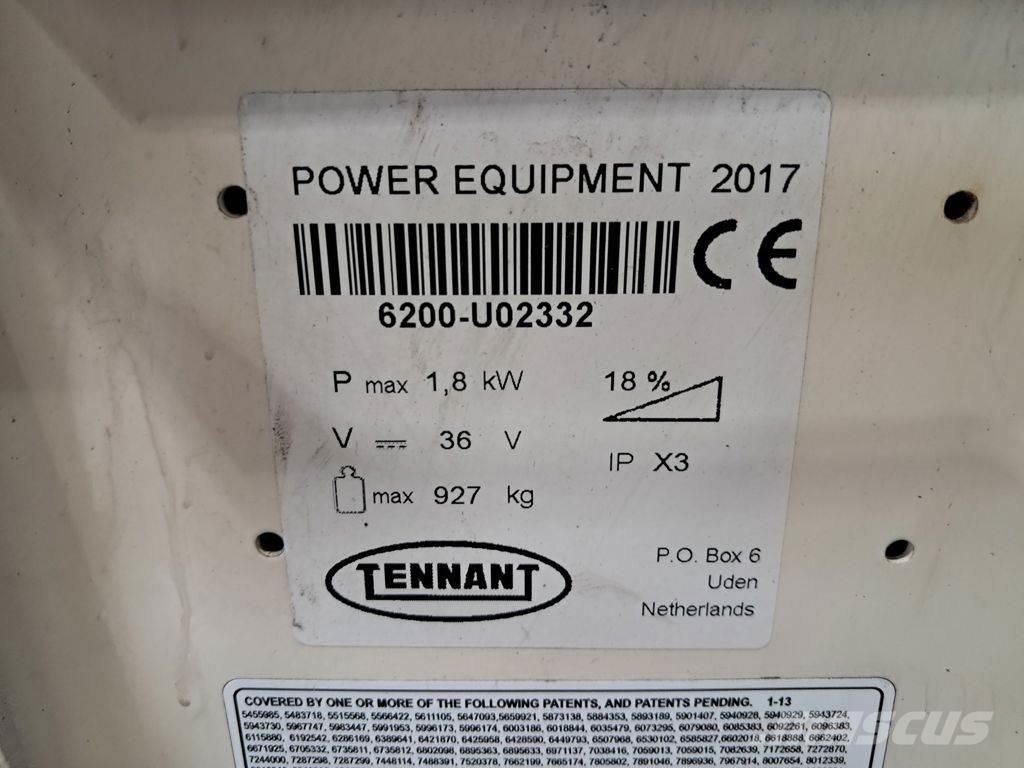 Tennant 6200 Zametacie stroje