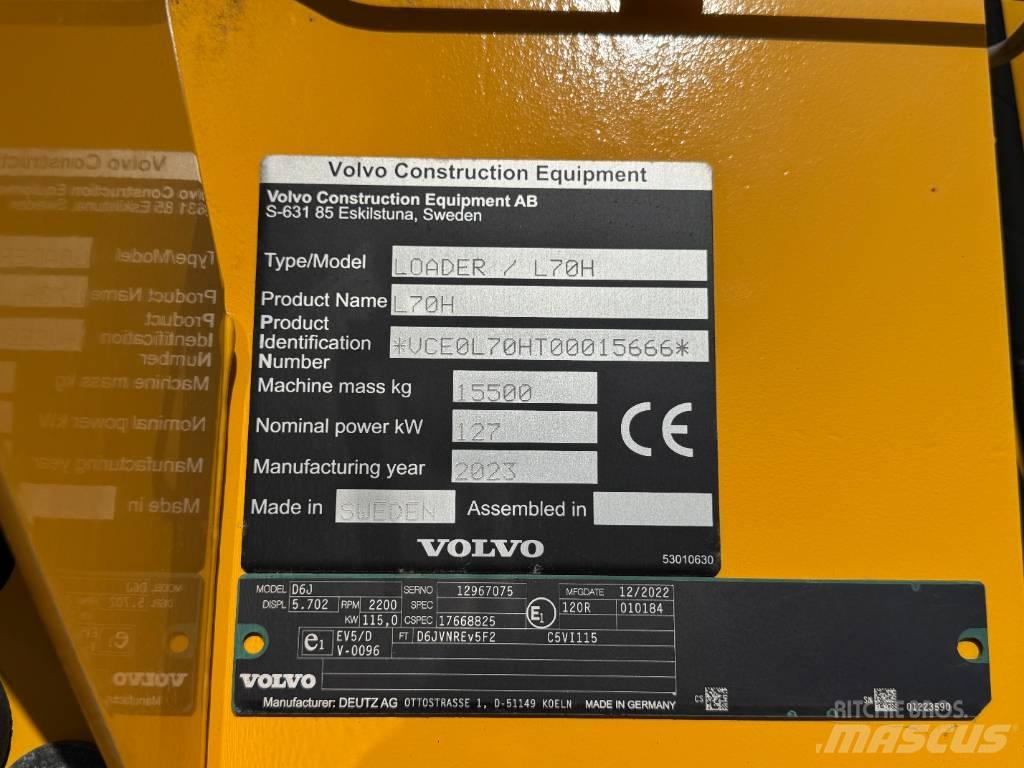 Volvo L 70 H Kolesové nakladače