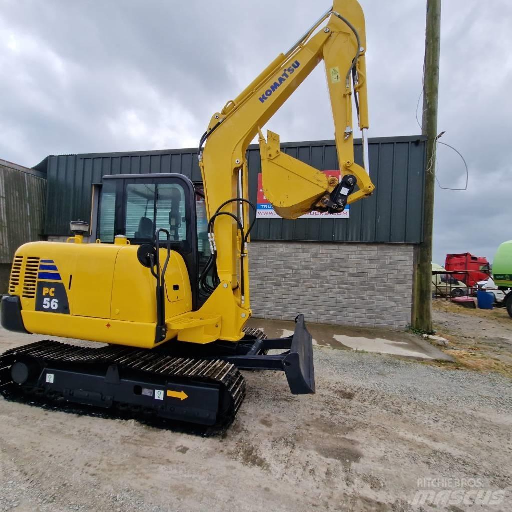 Komatsu PC56-7 Mini rýpadlá < 7t