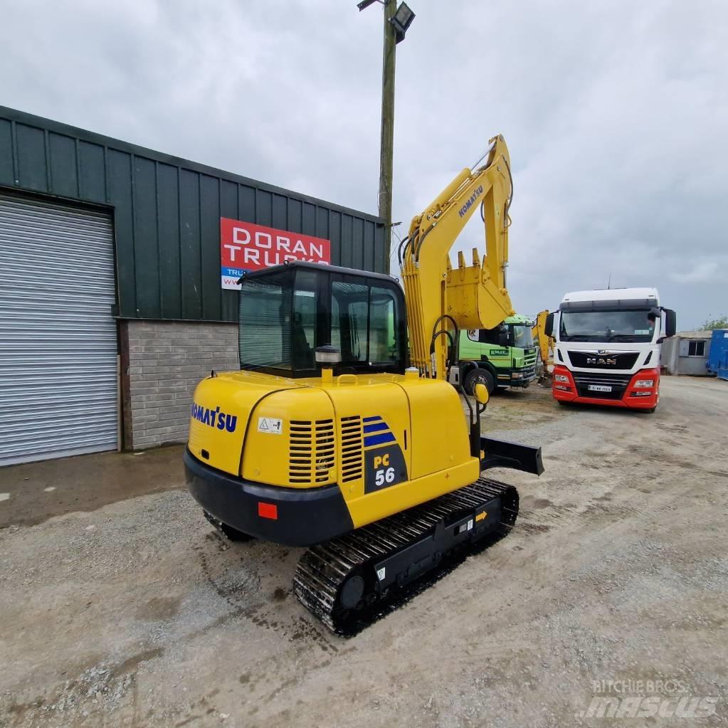 Komatsu PC56-7 Mini rýpadlá < 7t