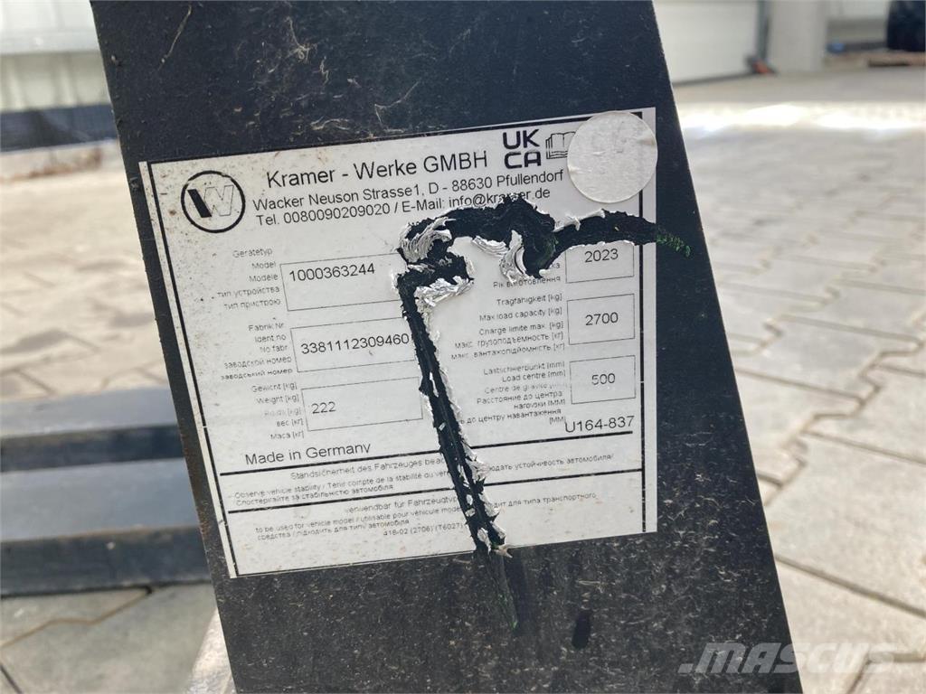 Kramer 1200 mm Príslušenstvo pre čelné nakladače