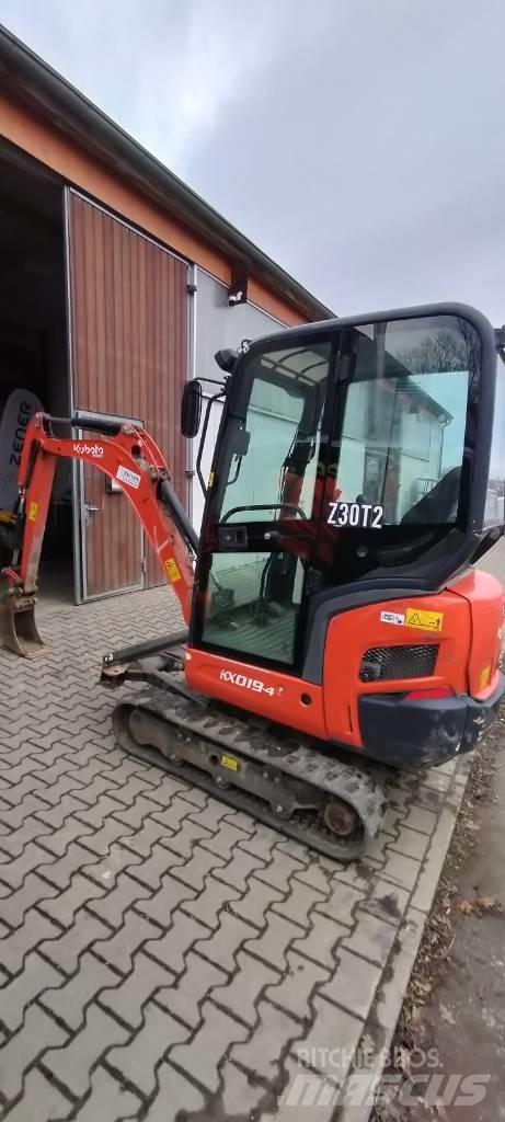Kubota KX 019-4 Mini rýpadlá < 7t