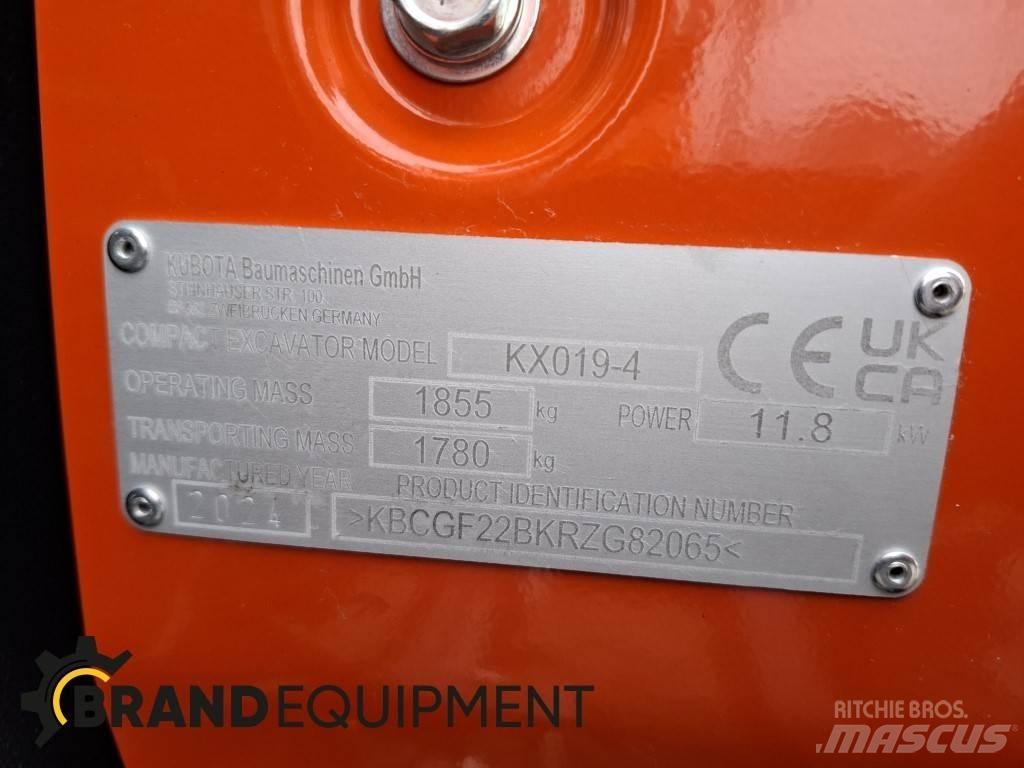 Kubota KX019-4 Mini rýpadlá < 7t