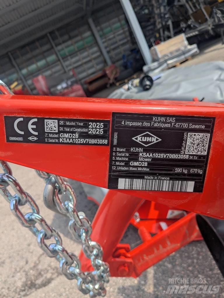 Kuhn GMD 28 Žacie stroje