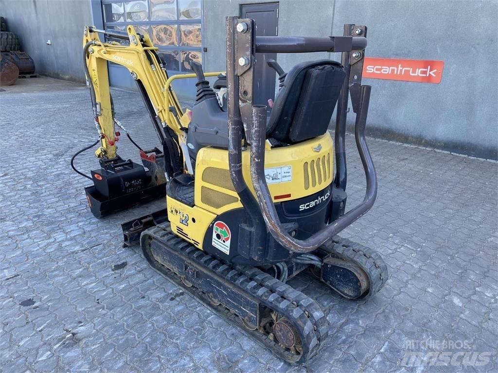 Yanmar VIO12 Kolesové rýpadlá