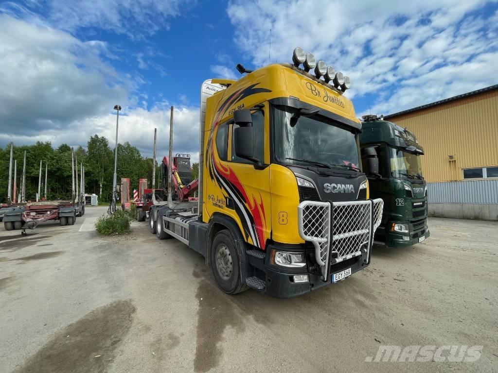 Scania R650 Nákladné vozidlá na prepravu dreva