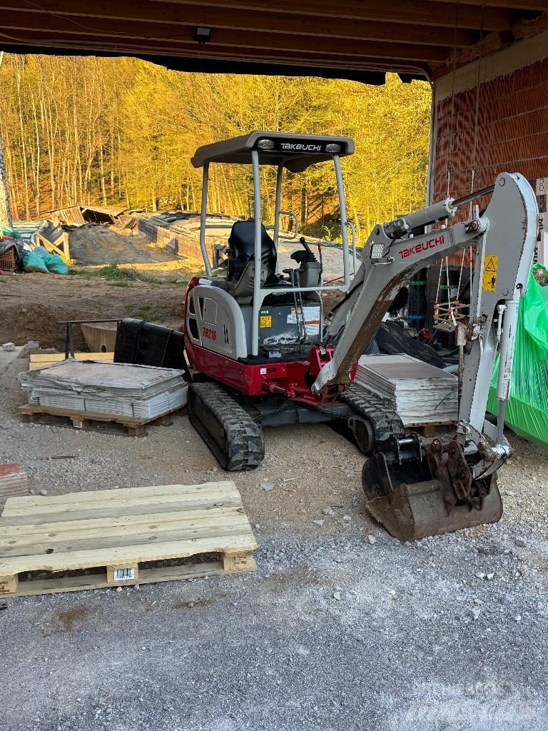 Takeuchi TB 216 Mini rýpadlá < 7t