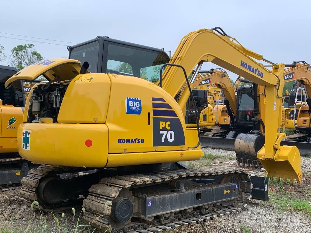 Komatsu PC 70 Midi rýpadlá 7 t - 12 t