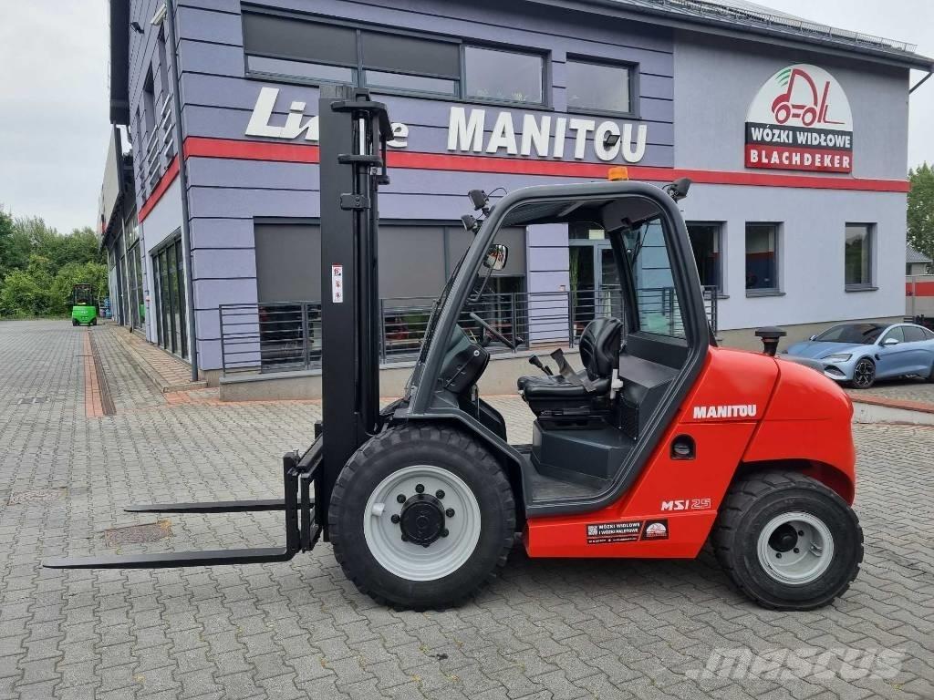 Manitou MSI 25 T Terénne vysokozdvižné vozíky