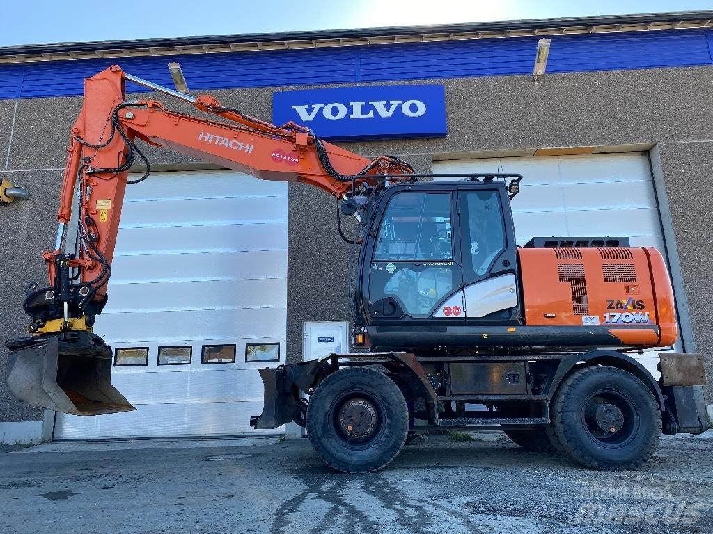 Hitachi ZX170w-6 2P Kolesové rýpadlá